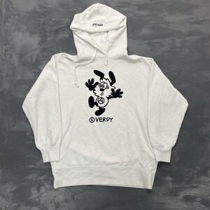 Uniqlo x Verdy Collaboration hoodie mens small white‎ cartoon